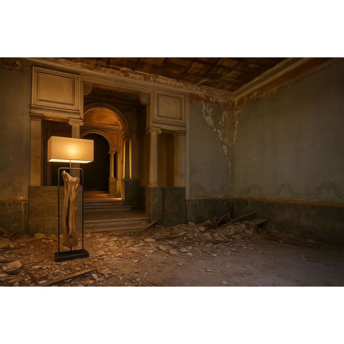 Lampadaire Home ESPRIT Noir Beige Naturel 220 V 60 X 25 X 192 CM 8 Lampadaire Home ESPRIT Noir Beige Naturel 220 V 60 X 25 X 192 CM 8