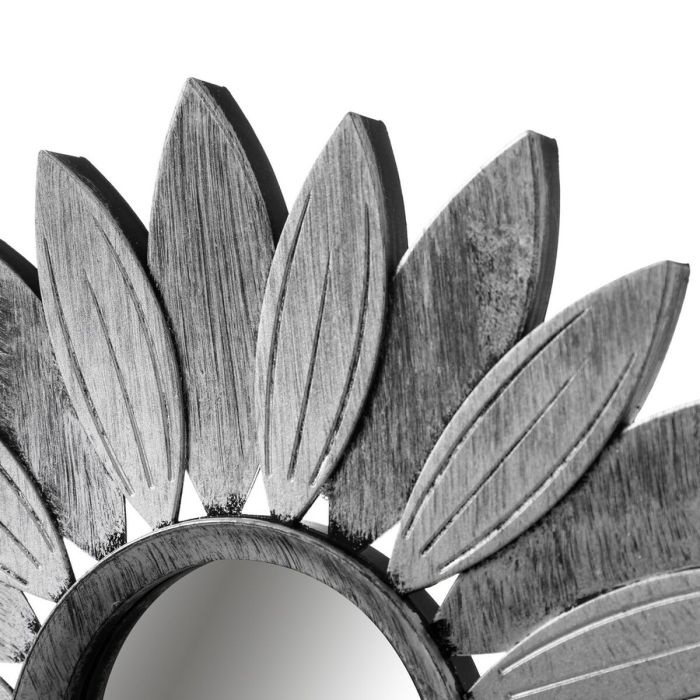 Miroir mural Argenté 26 x 1,5 x 26 cm (3 Unités) 2