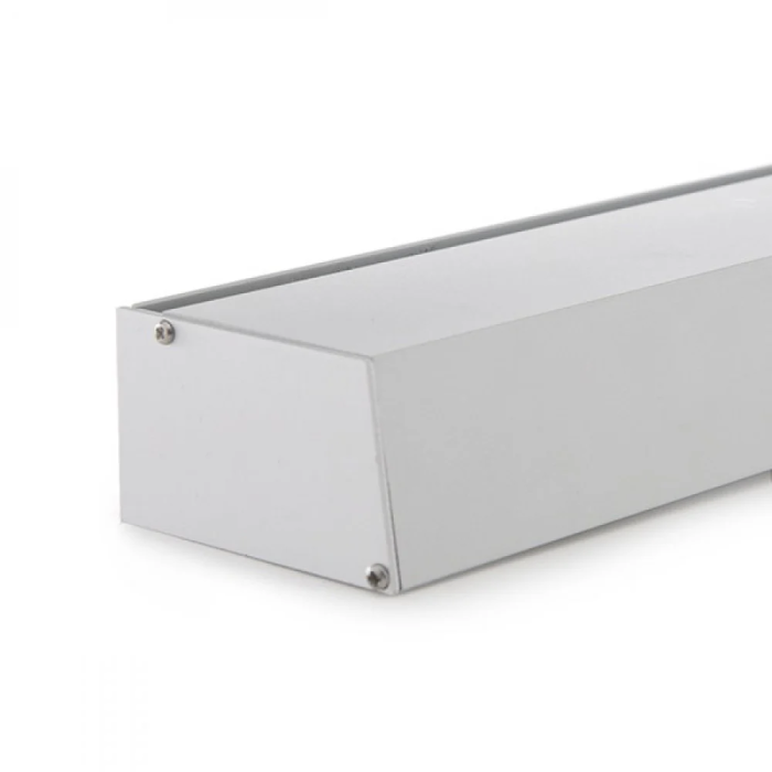 Profilé Aluminium pour Bande LED Étagère Cristal Épaisseur 8mm - Logement Transformateur x 2M 4