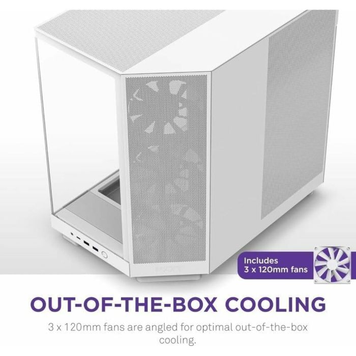 Boîtier ATX semi-tour NZXT CC-H61FW-01 Blanc 5 Boîtier ATX semi-tour NZXT CC-H61FW-01 Blanc 5