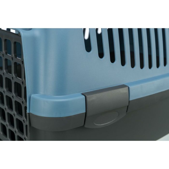 Cage de Transport Trixie Capri Bleu pastel Gris foncé Plastique 32 x 31 x 48 cm 32 × 31 × 48 CM 2
