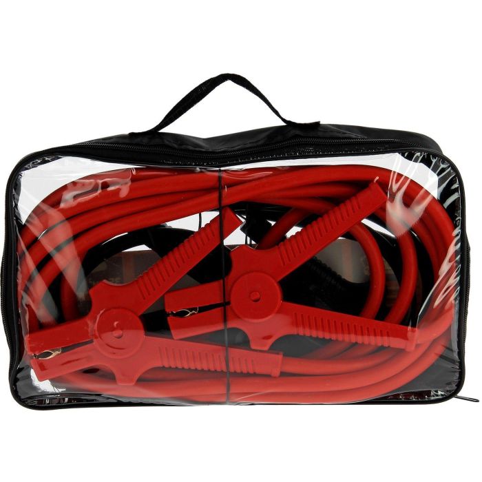 Lot de 2 câbles de démarrage - XLPT - 35 mm² - 4,50 m - Pinces isolées - Sacoche de rangement incluse 3