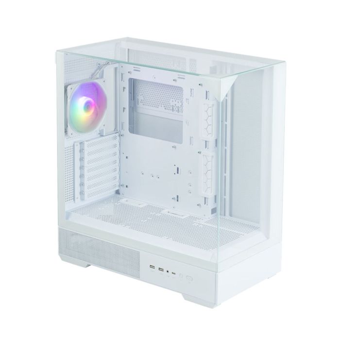Boîtier ATX semi-tour Zalman P40 PRISM WHITE Blanc 24