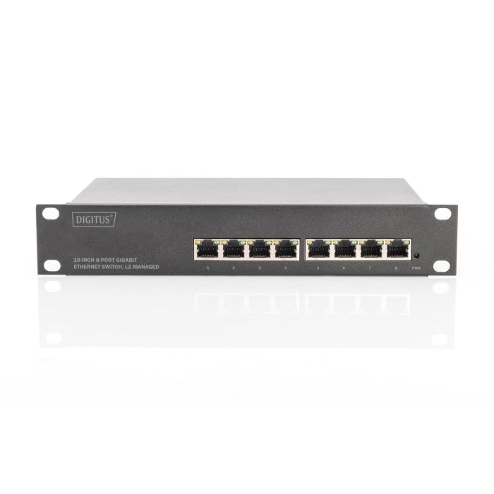 DIGITUS Switch 8-Port Gigabit Managed schwarz 2