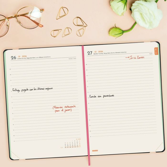 Agenda Finocam FLEXI JOY Bloom A5 14,8 x 21 cm 2026 5