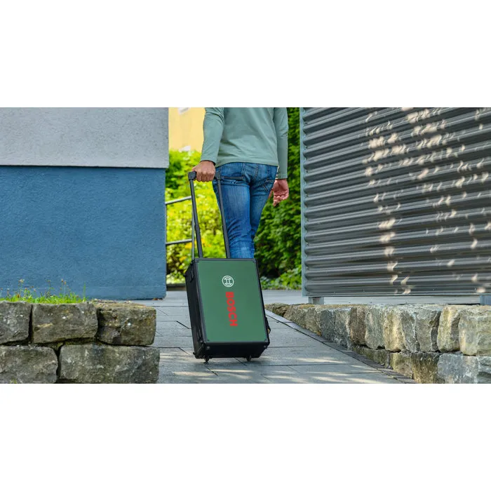 Bosch - Malette à outils sur roulettes 119 pièces - Jeu d'outils à main avec pinces, cliquets, tournevis et clés pour bricolage