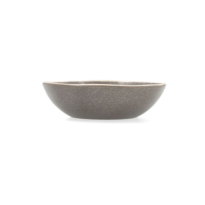 Assiette creuse Bidasoa Gio Céramique Gris 19 cm (6 Unités) 2 Assiette creuse Bidasoa Gio Céramique Gris 19 cm (6 Unités) 2