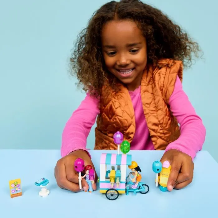 Lego LEGO Friends 42692 - Stand de Glaces et de Ballons, Jouet de Construction avec Triporteur, Mini-Poupées, Accessoires - Pour Enfants dès 6 ans Lego LEGO Friends 42692 - Stand de Glaces et de Ballons, Jouet de Construction avec Triporteur, Mini-Poupées, Accessoires - Pour Enfants dès 6 ans