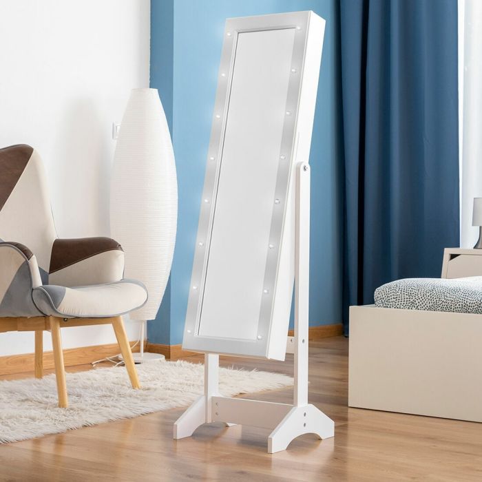 Armoire à Bijoux sur Pied avec Miroir et LED Jewight InnovaGoods 5