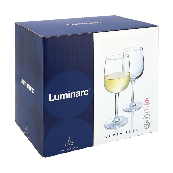 verre de vin Luminarc Versailles 6 unidades 270 ml (27 cl) 1