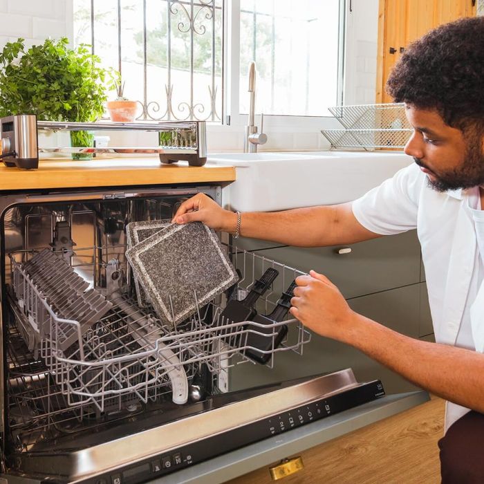 Cecotec Raclette Fromage&Grill 16000 Inox Allstone 1400W Pierre 8 Pers. Noir 2