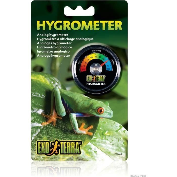 Hygrometre analogue pour terrarium - EXO TERRA 0 Hygrometre analogue pour terrarium - EXO TERRA 0