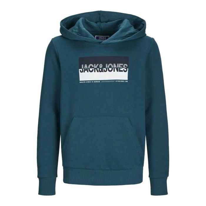 Sweat à capuche homme Jack & Jones Jjnolan Bleu High Drama