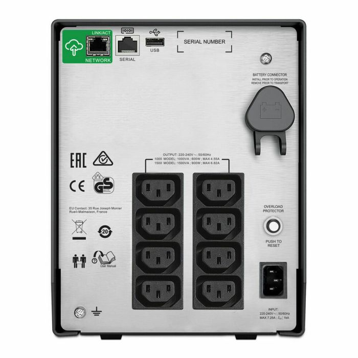 Système d'Alimentation Sans Interruption Interactif APC SMC1000IC 600 W 1000 VA 1
