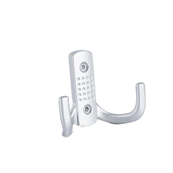 Dobra Percha Colgador Doble Brazo. Elegir Acabado. Acabado Cromo Herrajes Alk 1