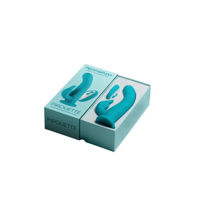 Vibration de Stimulation Double FemmeFunn Pirouette Turquoise 9