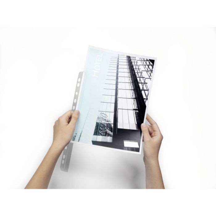 Bois de reliure Durable Transparent PVC Plastique (50 Unités) 1 Bois de reliure Durable Transparent PVC Plastique (50 Unités) 1