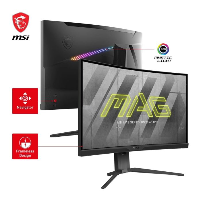 Monitor Gaming MSI MAG 275CQRF 27" Wide Quad HD 9 Monitor Gaming MSI MAG 275CQRF 27" Wide Quad HD 9