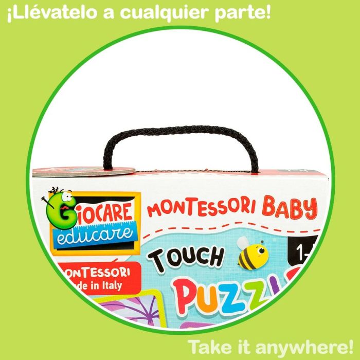 Puzzle Enfant Lisciani Giochi 16 x 0,1 x 16 cm Tactile 24 Pièces 4 Pièces (6 Unités) 3