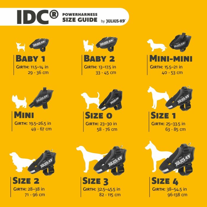 Harnais pour Chien Julius K9 IDC Jaune L 1 3 Harnais pour Chien Julius K9 IDC Jaune L 1 3