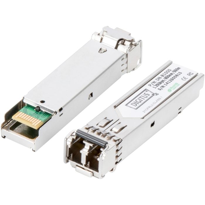 DIGITUS LWL Adapter LC Duplex Multimode SFP Modul 1.25Gbps 4