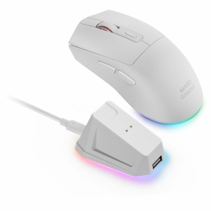 Souris Gaming Mars Gaming MMT3W Blanc 6
