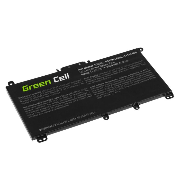 Batterie pour Ordinateur Portable Green Cell HP163 Noir 3400 mAh 4