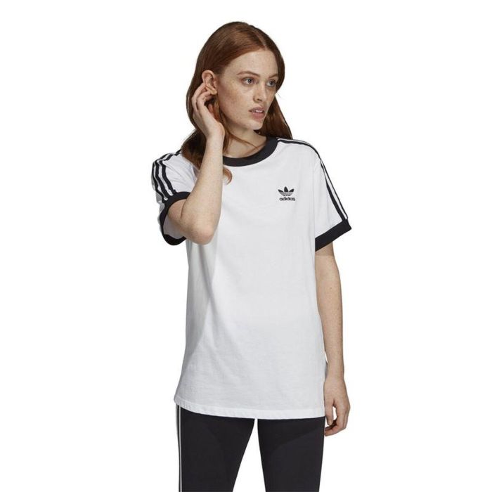 T-shirt à manches courtes femme Adidas 3 Stripes Blanc 8 T-shirt à manches courtes femme Adidas 3 Stripes Blanc 8