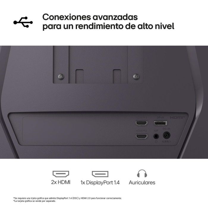 Monitor Gaming LG 32G600A-B Quad HD 32" 6