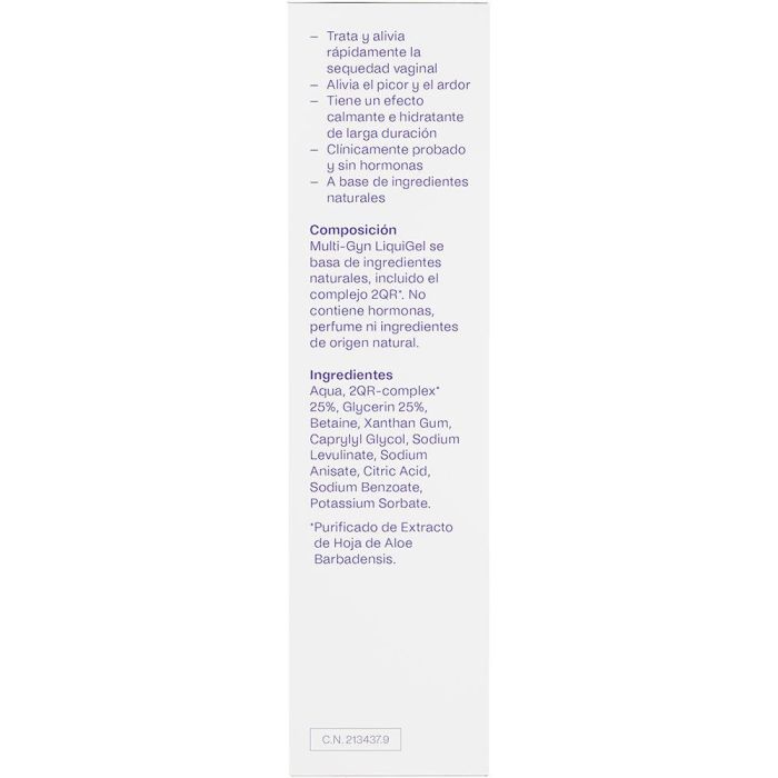 Multi-Gyn Liquigel Traite Et Soulage Immédiatement La Sécheresse Vaginale 50 Ml 2