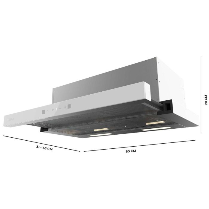 Hotte standard Cecotec Flux TLT 604400 1
