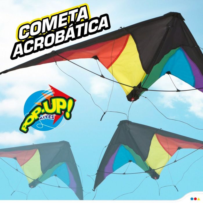 Cerf-volant Eolo Pop-Up Magic 125 x 72 cm Arc-en-ciel 12 Unités 5