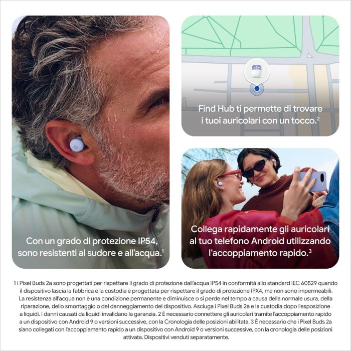 Casque Google Pixel Buds 2a Pourpre 4