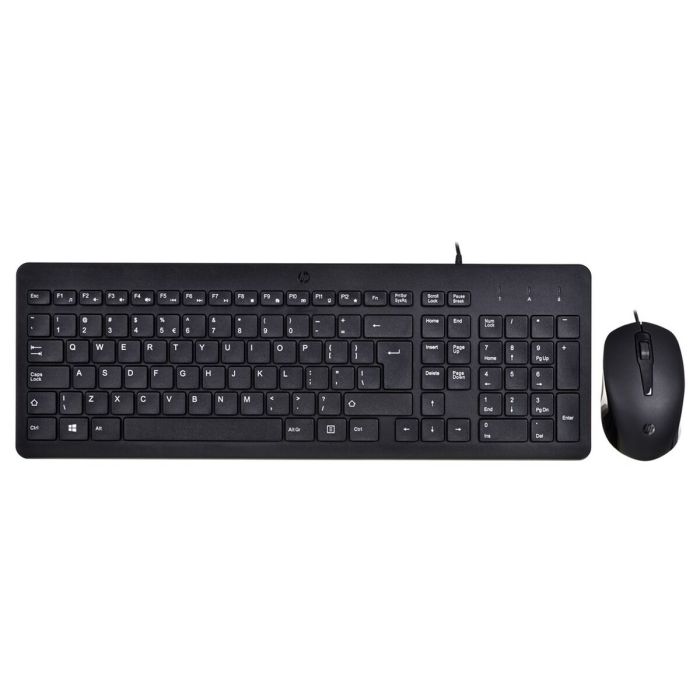 clavier et souris HP 150 Noir QWERTY Qwerty US 0 clavier et souris HP 150 Noir QWERTY Qwerty US 0
