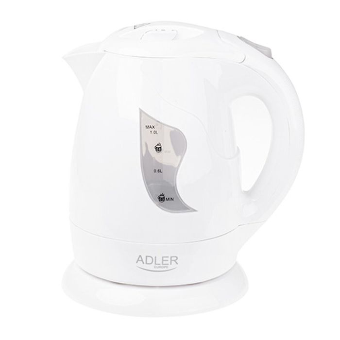 Bouilloire et Théière Adler AD 08w Blanc 1 L Plastique 13