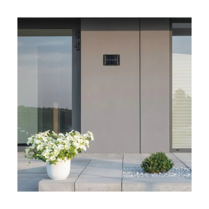 RABALUX Applique Extérieure Solaire Kangton LED 1.2W 8Lm 3000K IP44 Noir Plastique RAB-77024 3 RABALUX Applique Extérieure Solaire Kangton LED 1.2W 8Lm 3000K IP44 Noir Plastique RAB-77024 3