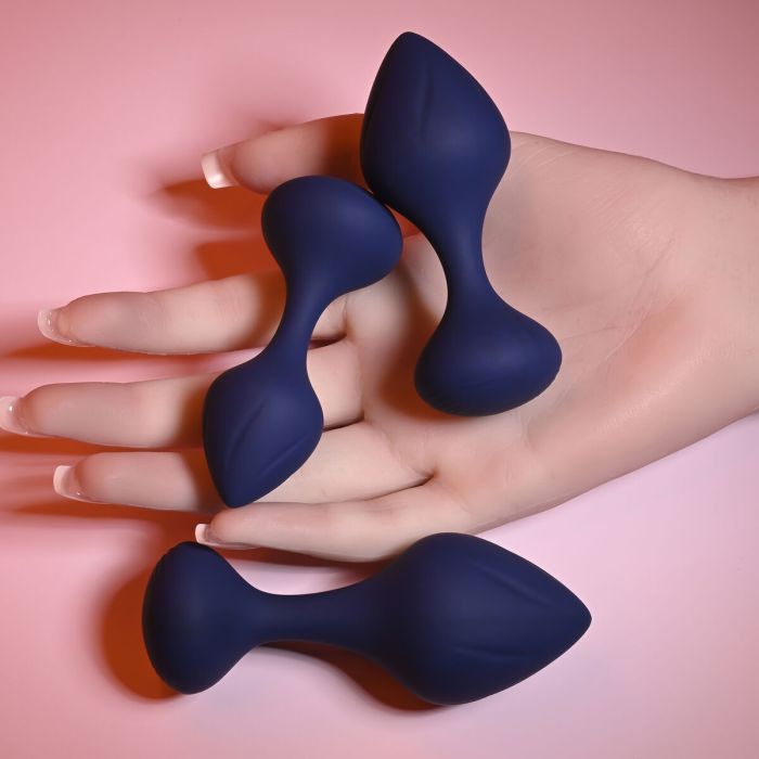 Plug Anal Playboy Playboy Bleu (8,9 cm) 5 Plug Anal Playboy Playboy Bleu (8,9 cm) 5