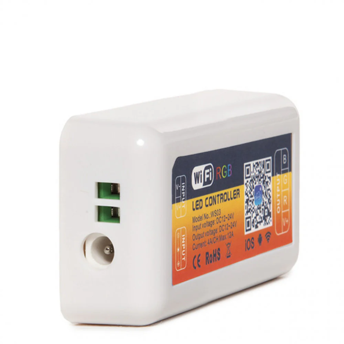 OPEN-LIT Contrôleur WiFi Tira LED RGB 12-24V Compatible Alexa, 1600 Millions de Couleurs, Contrôle LAN Longue Distance 1 OPEN-LIT Contrôleur WiFi Tira LED RGB 12-24V Compatible Alexa, 1600 Millions de Couleurs, Contrôle LAN Longue Distance 1