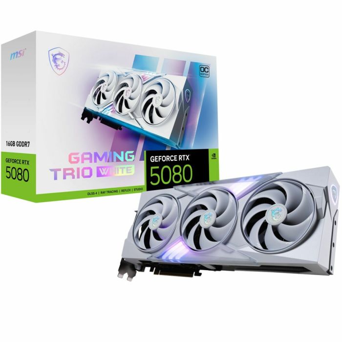 Carte Graphique MSI 912-V531-049 GEFORCE RTX 5080 16 GB GDDR6X GDDR7 0 Carte Graphique MSI 912-V531-049 GEFORCE RTX 5080 16 GB GDDR6X GDDR7 0