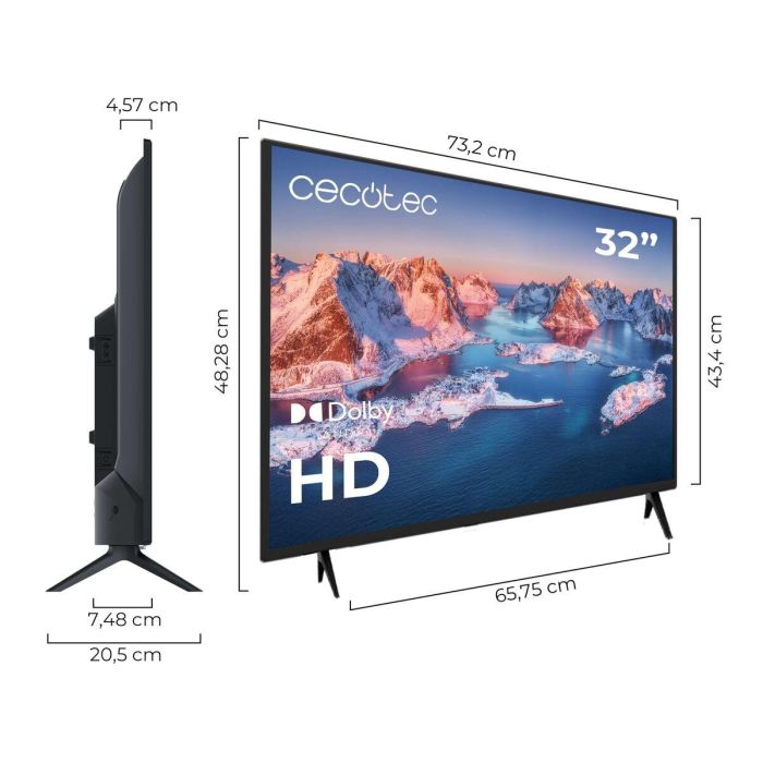TV intelligente Cecotec 0 series 0032S 32" HD LED D-LED LCD 5 TV intelligente Cecotec 0 series 0032S 32" HD LED D-LED LCD 5