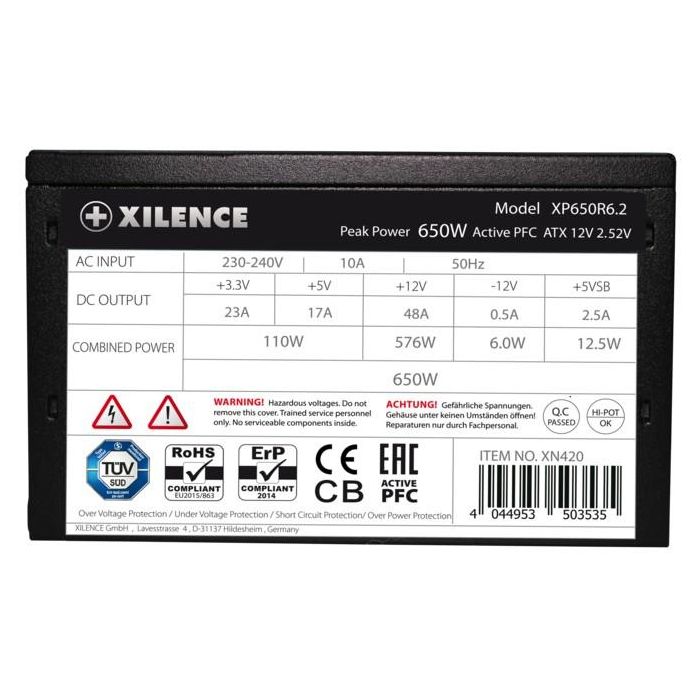 650W Xilence Performance C+ XP650R6.2 4