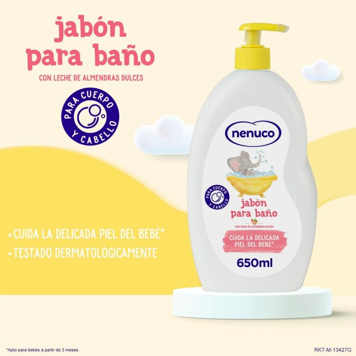 Savon hydratant Nenuco BAÑO HIDRATANTE 650 ml 4