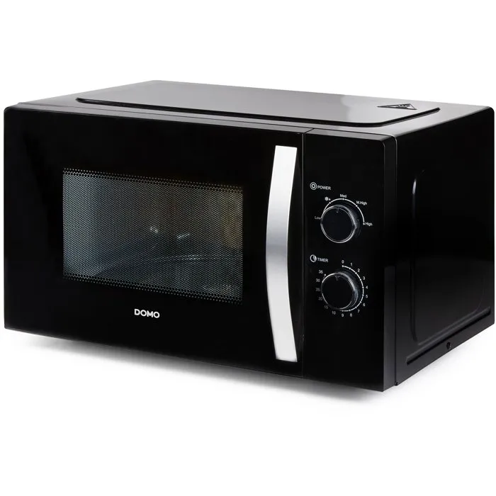 DOMO DO23001 - Four à micro-ondes 30 Litres, 900W, Noir, 5 Niveaux de Cuisson, Plateau Tournant 31.5 cm, Dimensions 52 x 40.5 x 30.6 cm DOMO DO23001 - Four à micro-ondes 30 Litres, 900W, Noir, 5 Niveaux de Cuisson, Plateau Tournant 31.5 cm, Dimensions 52 x 40.5 x 30.6 cm