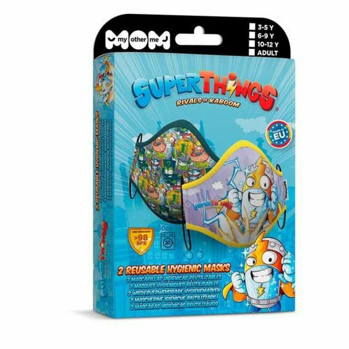 Masque en tissu hygiénique réutilisable My Other Me Super Zings Premium 6-9 ans