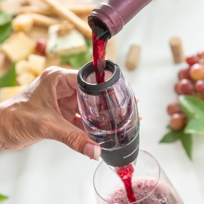 Aérateur de Vin avec Filtre, Support et Pochette de Transport Wineir InnovaGoods 10