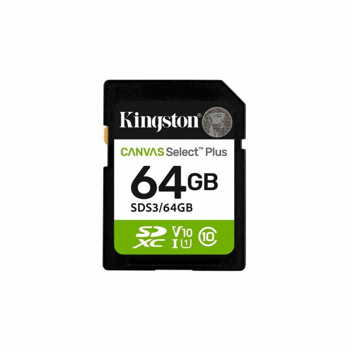 Carte Mémoire Micro SD avec Adaptateur Kingston SDS3/64GB 64 GB 12