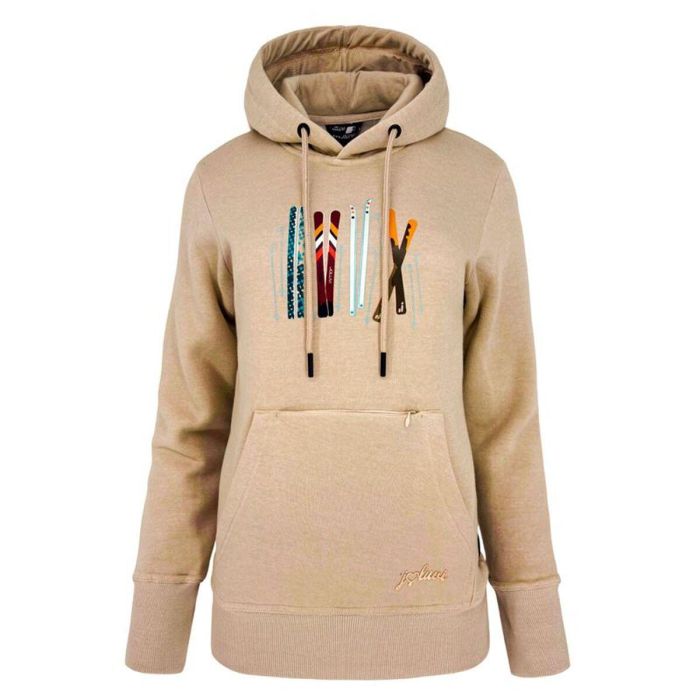 Sweat à capuche femme Joluvi Cotton Ski Ecru M