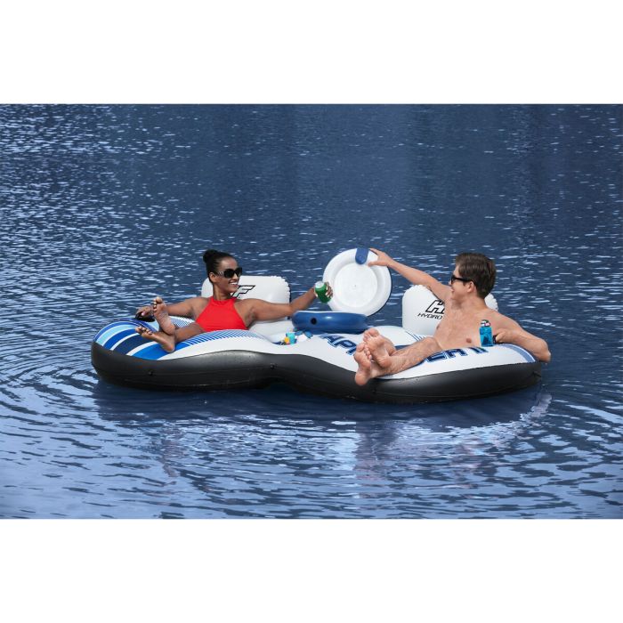Bestway Double Gonflable Roue avec Poignées Rapid Rider 251x132 cm Plage et Piscine 43113 1