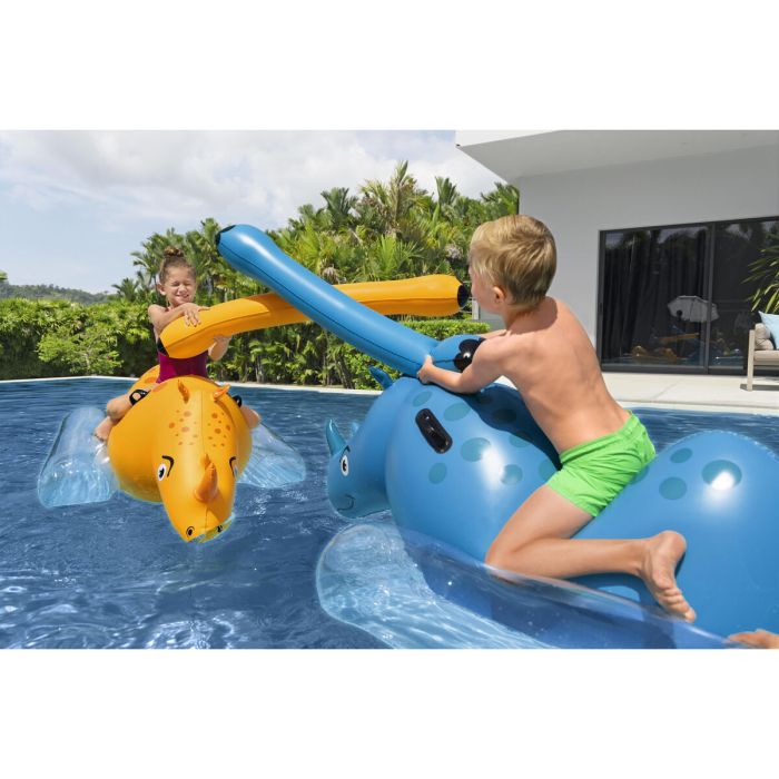 Bestway Jeu Flottant Lutte de Rhinocéros 153x77 cm +3 Ans Piscine 41522 7