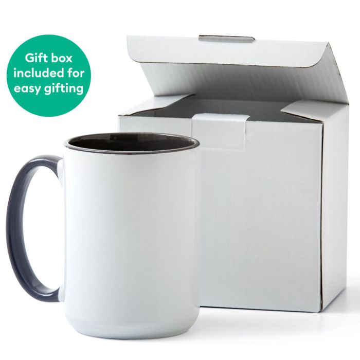 Tasse personnalisable pour plotter de découpe Cricut 2009330 Blanc Gris 425 ml 4 Tasse personnalisable pour plotter de découpe Cricut 2009330 Blanc Gris 425 ml 4